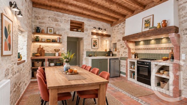 Appartement F4 à louer - 4 pièces - 105.43 m2 - REMOULINS - 30 - LANGUEDOC-ROUSSILLON - Century 21 Beven Immobilier