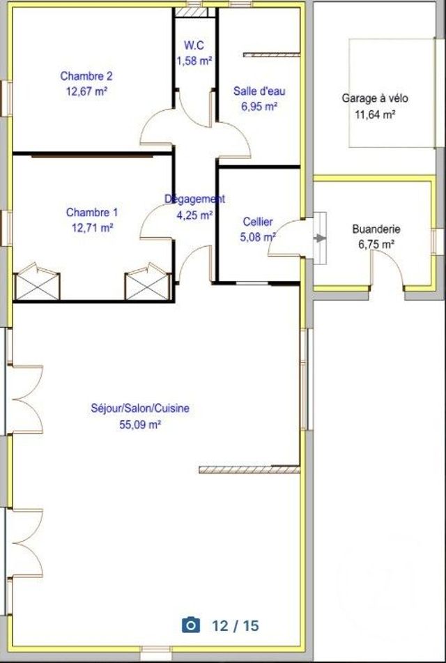 maison à vendre - 3 pièces - 105.0 m2 - FONTARECHES - 30 - LANGUEDOC-ROUSSILLON - Century 21 Beven Immobilier