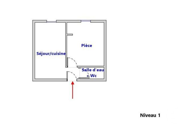 Appartement F2 à vendre - 2 pièces - 23.2 m2 - UZES - 30 - LANGUEDOC-ROUSSILLON - Century 21 Beven Immobilier